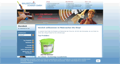 Desktop Screenshot of malersachen.de